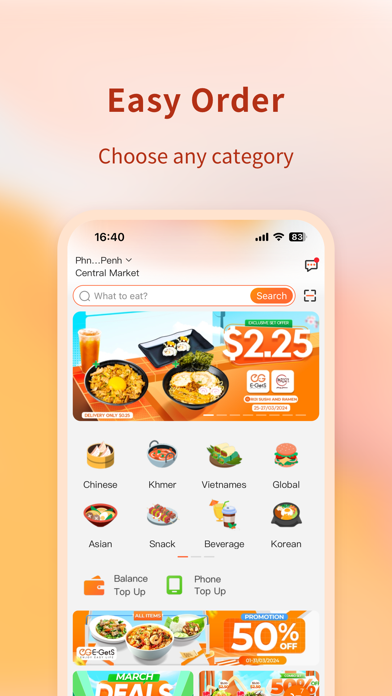 E-GetS : Food & Drink Delivery Screenshot