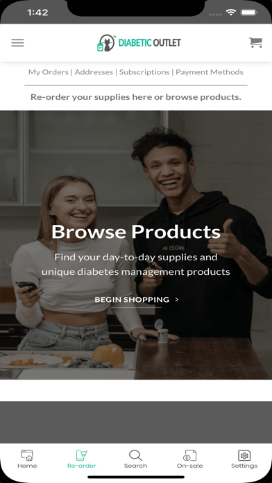 Diabetic Outlet Screenshot