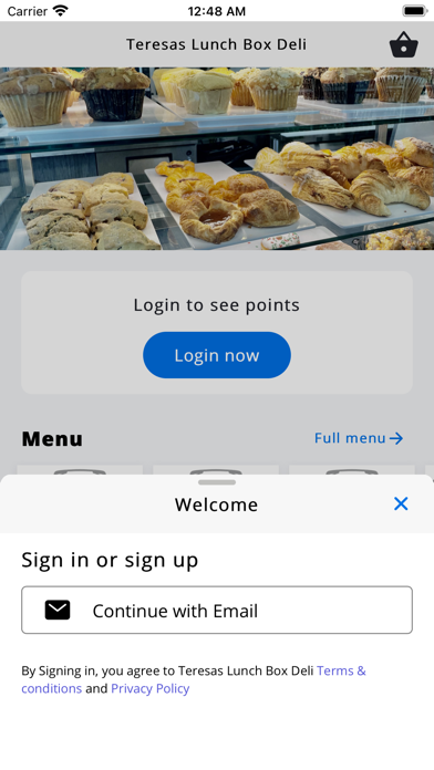 Teresas lunch box deli Screenshot