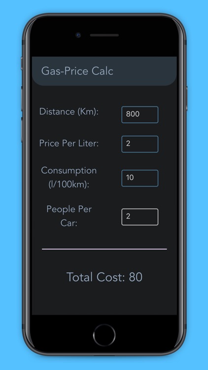 Gas Cost Calculator