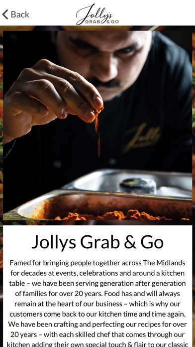 Jollys Catering Screenshot
