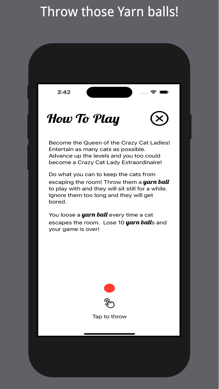 Cat Attack - Yarn Ball