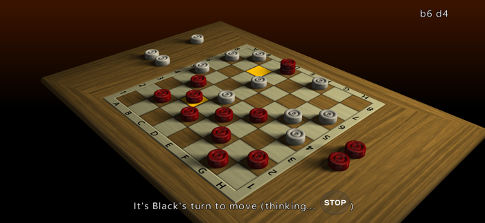 3D Checkers Game
