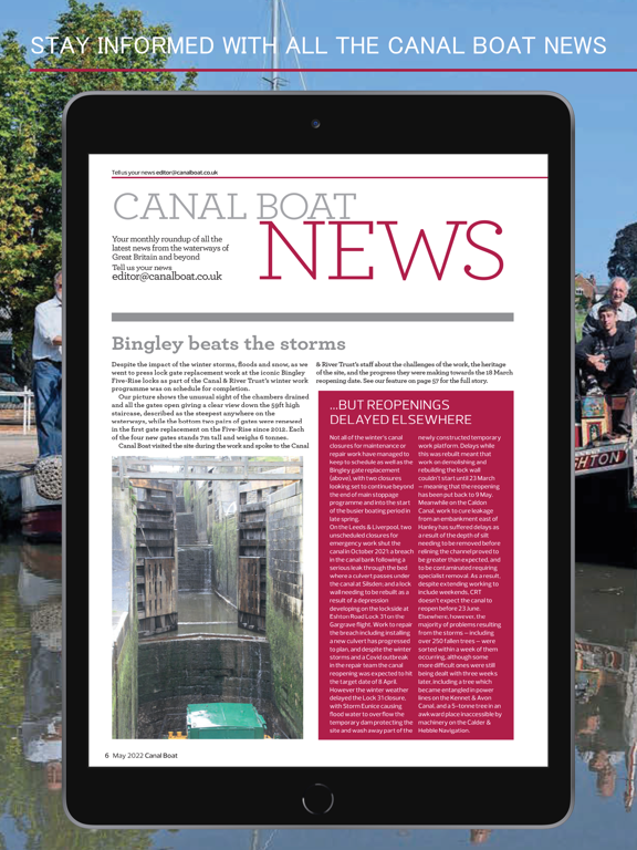Canal Boat Magazine iPad screenshot