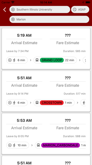 Rides Mass Transit District Screenshot