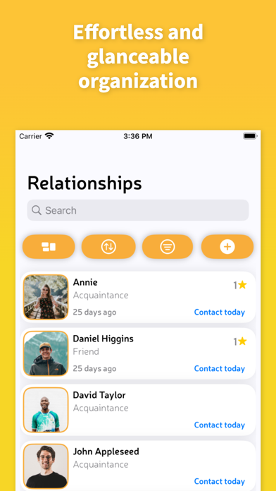 Linc - Friendship Tracker Screenshot