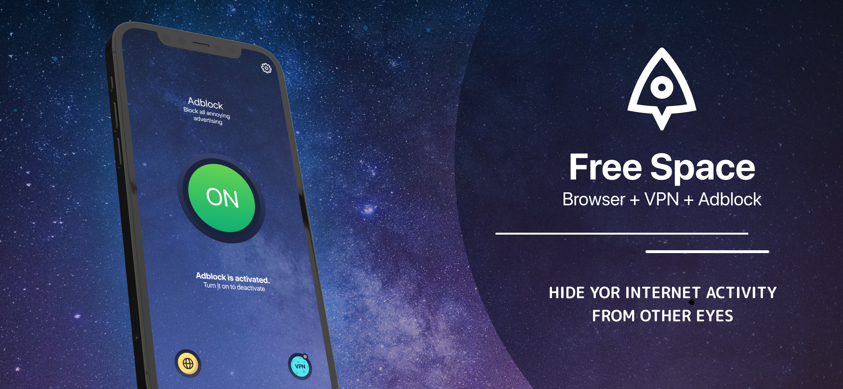 FreeSpace - VPN, AdBlock