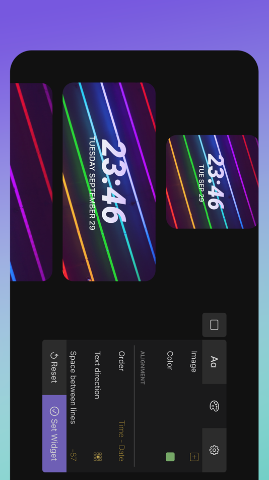#3. OnClock - Widget (iOS) 由: AHN YOONJI