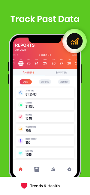 ‎Steps - Step Counter & Walking Screenshot