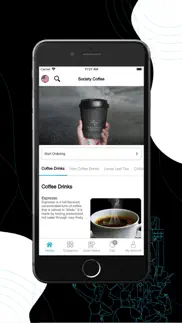 society coffee iphone screenshot 3