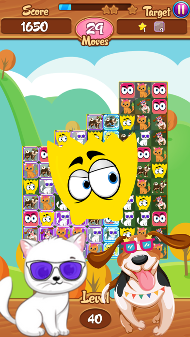 Monster Swipe Match3 Dogs Cats Screenshot
