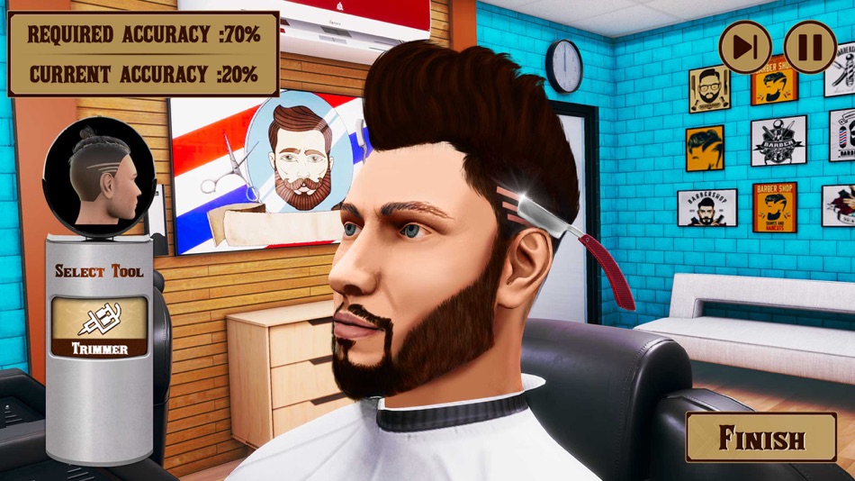 Barber Shop Hair Cut Simulator - 1.0.8 - (iOS)