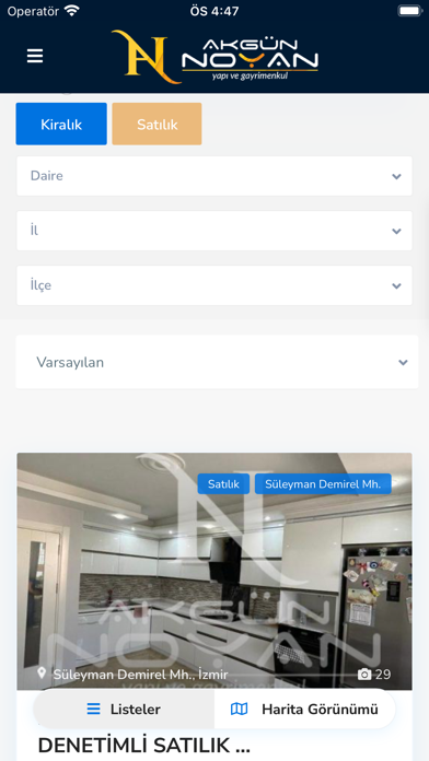 Akgün Noyan Gayrimenkul Screenshot