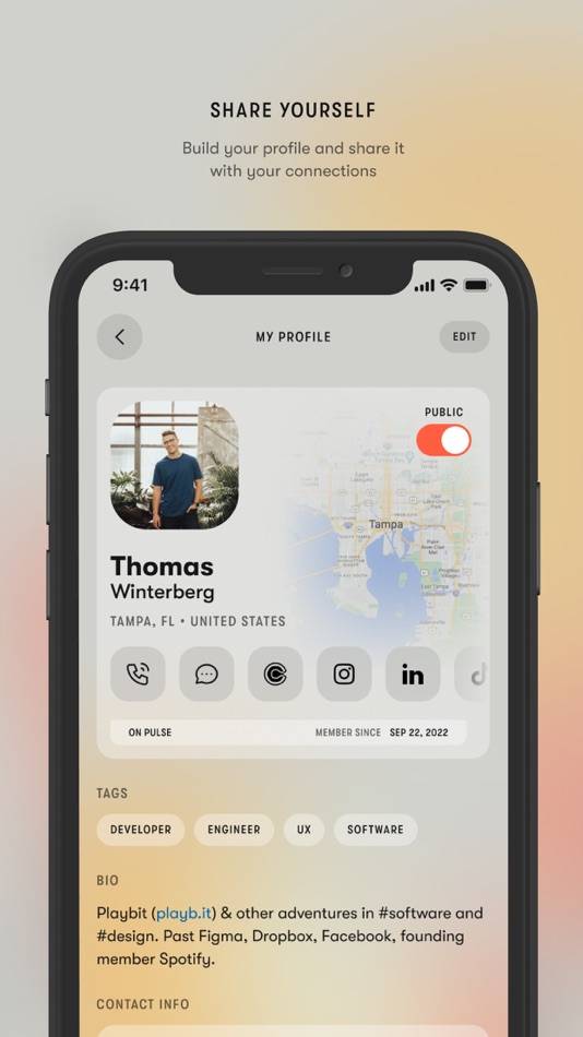 #4. Pulse: Connect with Purpose (iOS) 由: Pulse Industries, Inc.