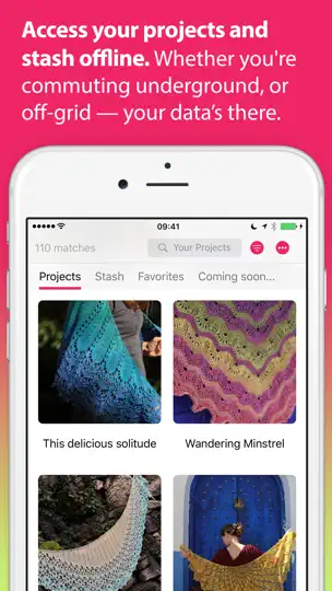 Screenshot von Ravit - Ravelry On The Hop auf dem iPhone 6