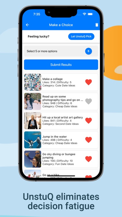 UnstuQ - Make Decisions Fun screenshot-3