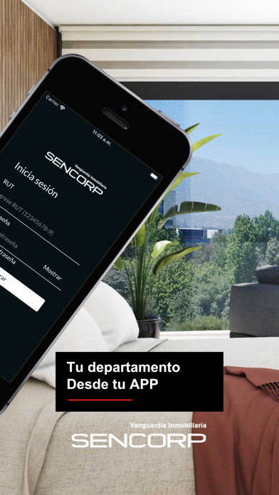 Sencorp app screenshot 2