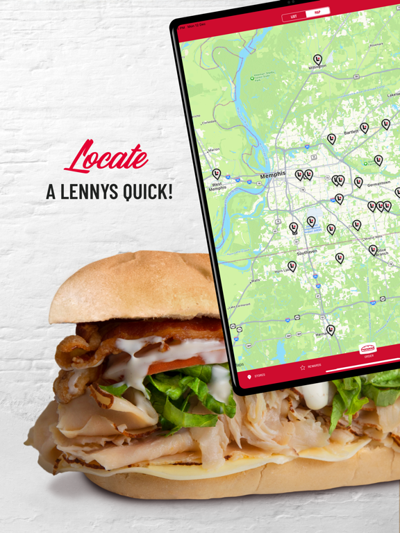 Lennys Rewards iPad screenshot 6 - Food & Drink app