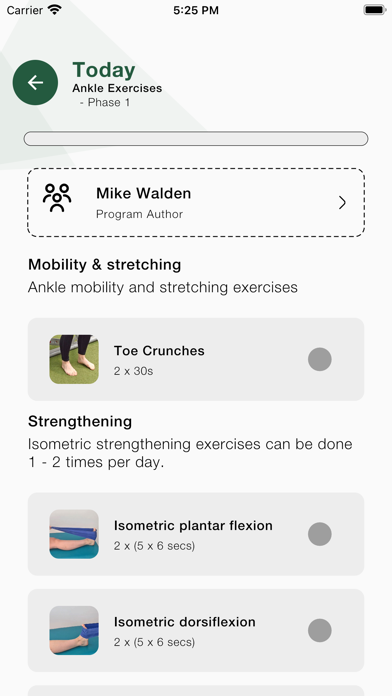 Sports Injury Rehabilitation Screenshot