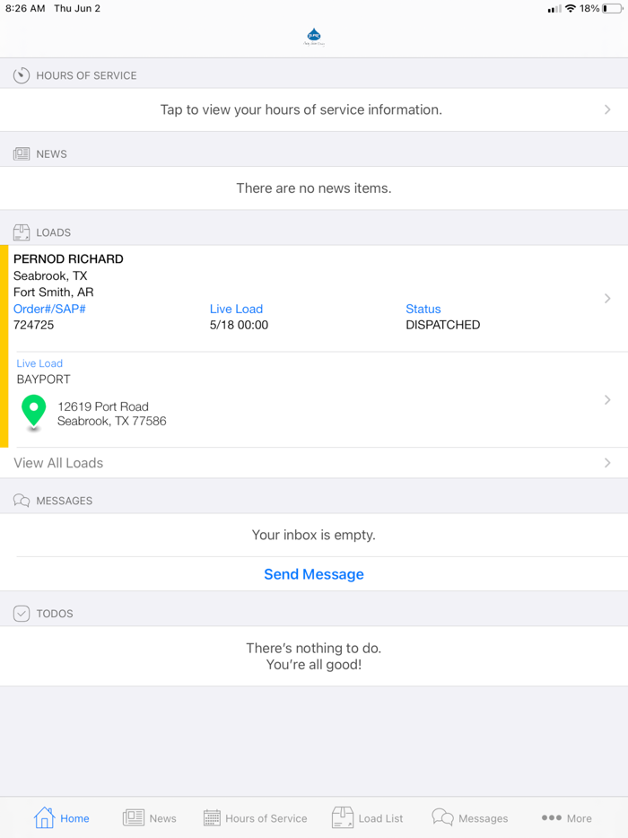 Dupré Logistics Fleet Connect
