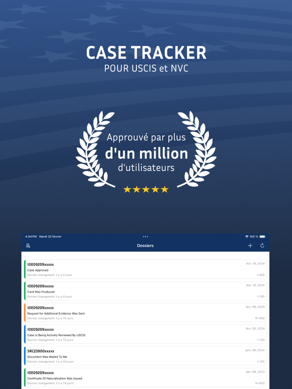 Screenshot #4 pour Case Tracker for USCIS & NVC