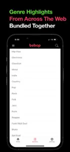 Music News by Bebop screenshot #5 for iPhone