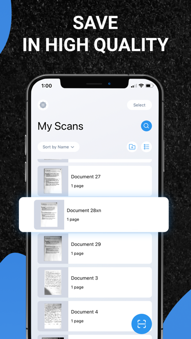 eScanner : PDF Easy Scanner Screenshot