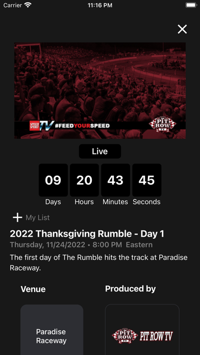 Pit Row TV Screenshot