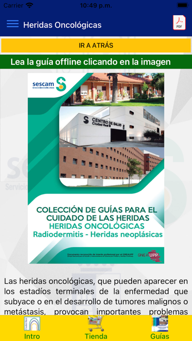 Coleccion Guias Heridas Screenshot
