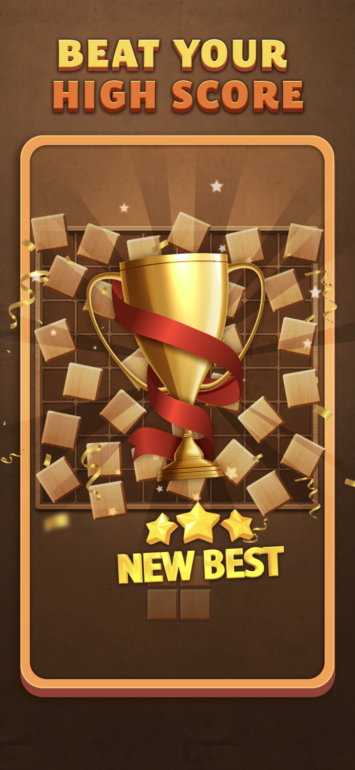 Fill Wooden Block Puzzle 8x8