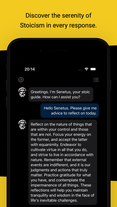 Senetus, your stoic guide Screenshot