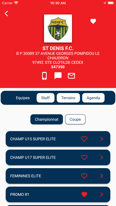Ligue Réunionnaise de Football Screenshot