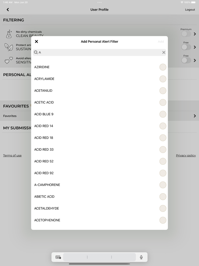CosmEthics Guide to cosmetics