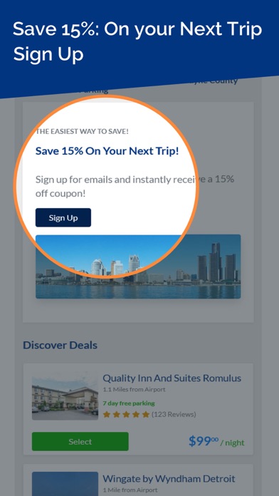 Park Sleep Hotels Screenshot