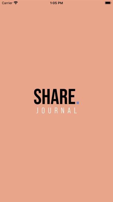 SHARE. Journal Screenshot