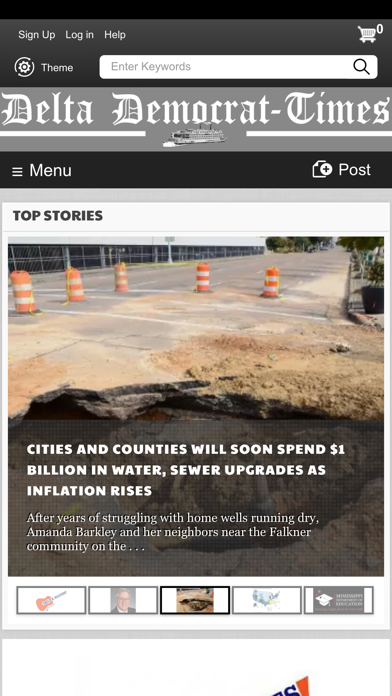 The Delta Democrat-Times Screenshot