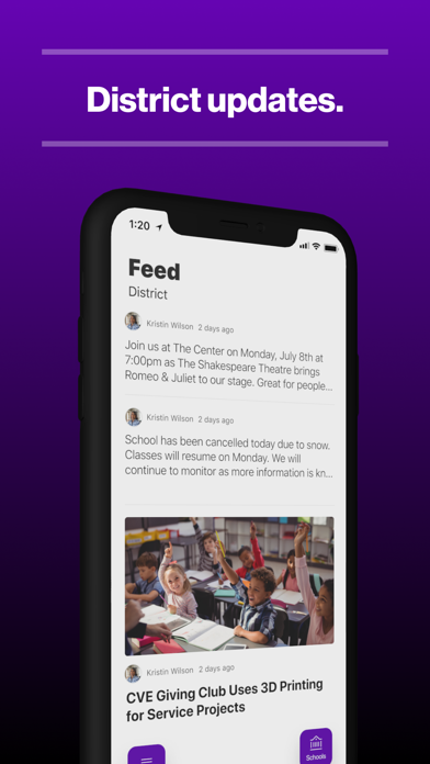 Lewis & Clark School District Screenshot
