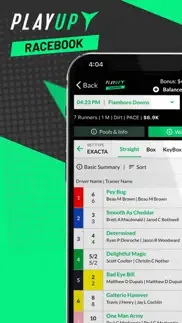 playup racebook: bet on horses iphone screenshot 1