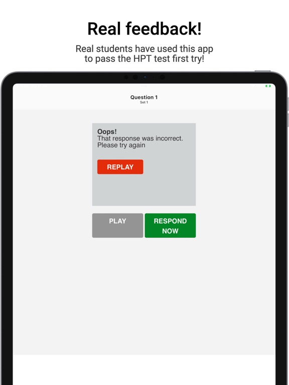 Screenshot #4 for HPT Real Test Questions NSW