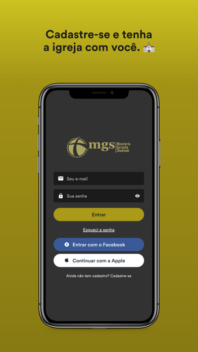 Ministério Geração Shekinah Screenshot