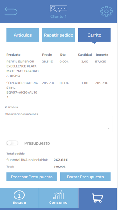 Firma de albaranes Screenshot