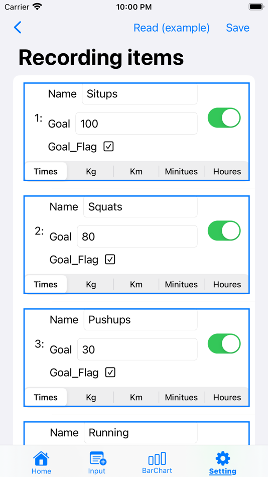 #6. Exercise Records (iOS) 由: Eidesign Inc.