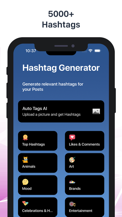 Screenshot #1 pour Hashtag Generator Pro+