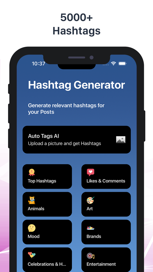 #1. Hashtag Generator Pro+ (iOS) Podle: Cod3.io GmbH