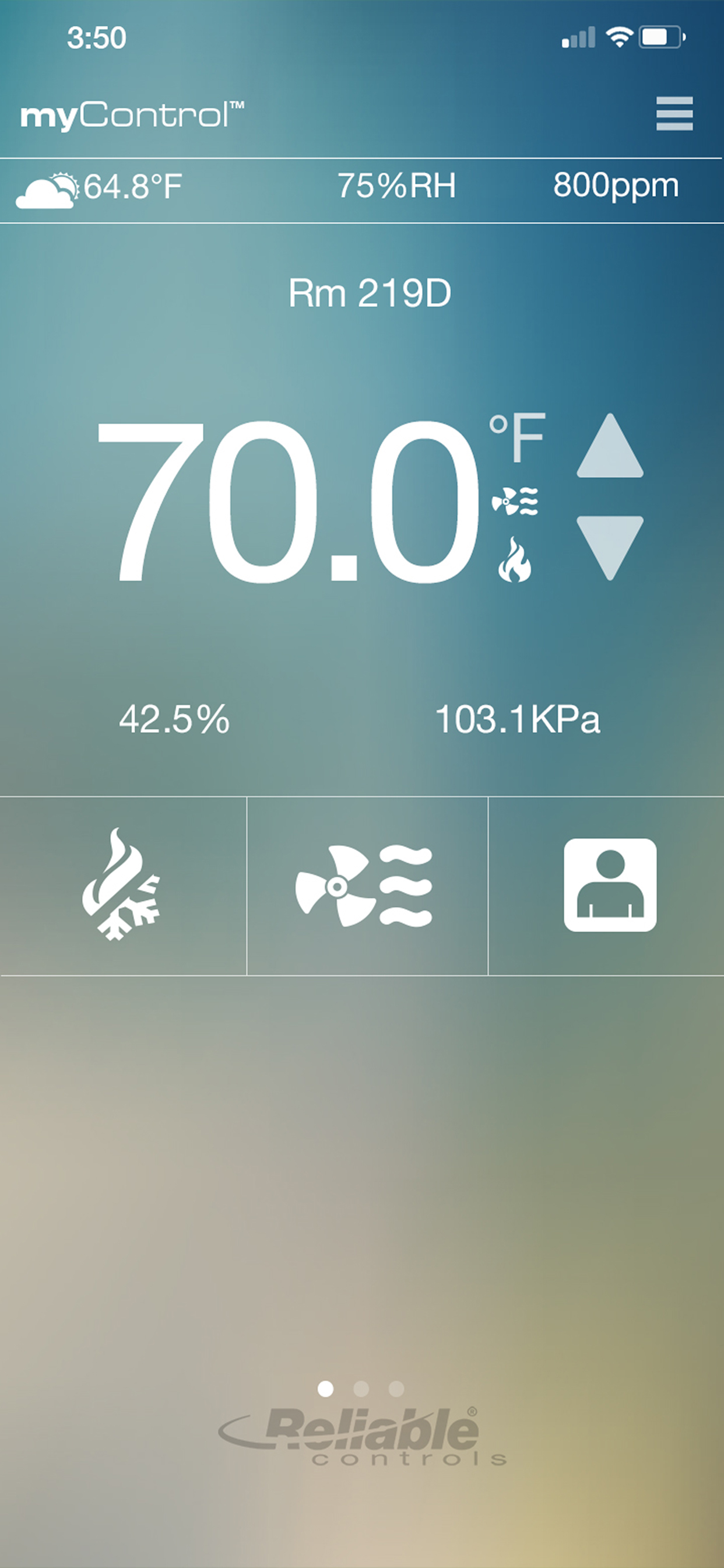 myControl® screenshot 2