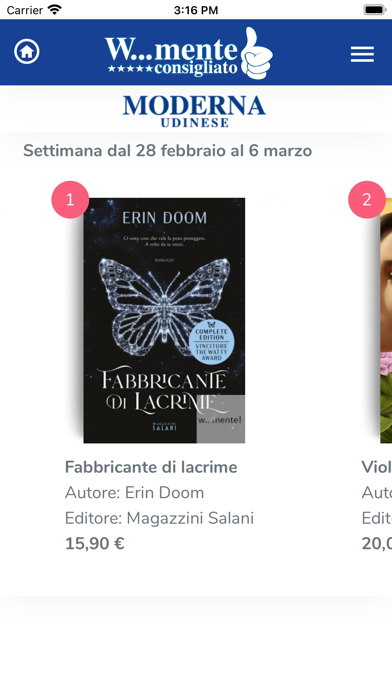 Libreria Moderna Udinese Screenshot