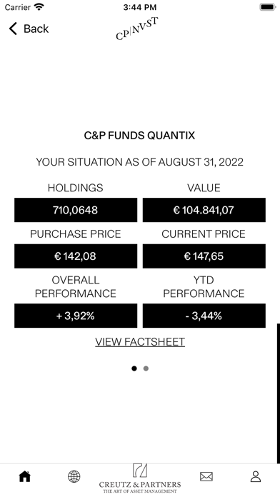 CP NVST - Investment Plan Screenshot