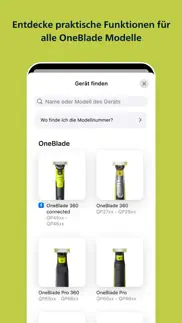 philips oneblade (daily care) iphone bildschirmfoto 3