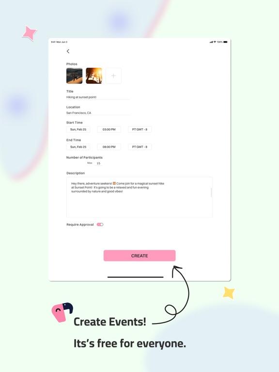 FLOWMINGLE iPad screenshot 5 - Social Networking app
