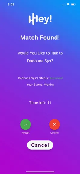 Game screenshot Hey! - Talk, Connect, Repeat. hack
